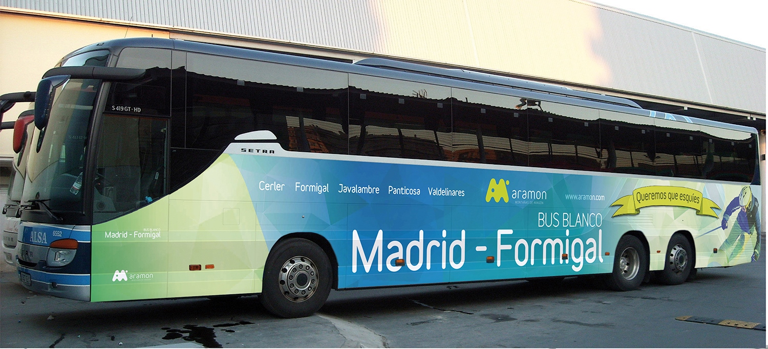 Comienza Bus blanco desde Madrid hasta Formigal-Panticosa
