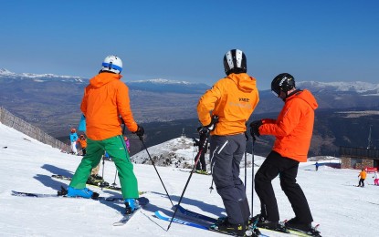 Gran afluencia de esquiadores en Masella