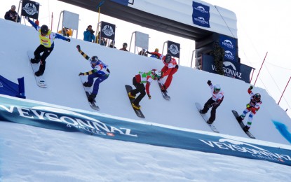 Pruebas clave en Veysonnaz (Suiza) para Lucas Eguibar en la Copa del Mundo de snowboard cross