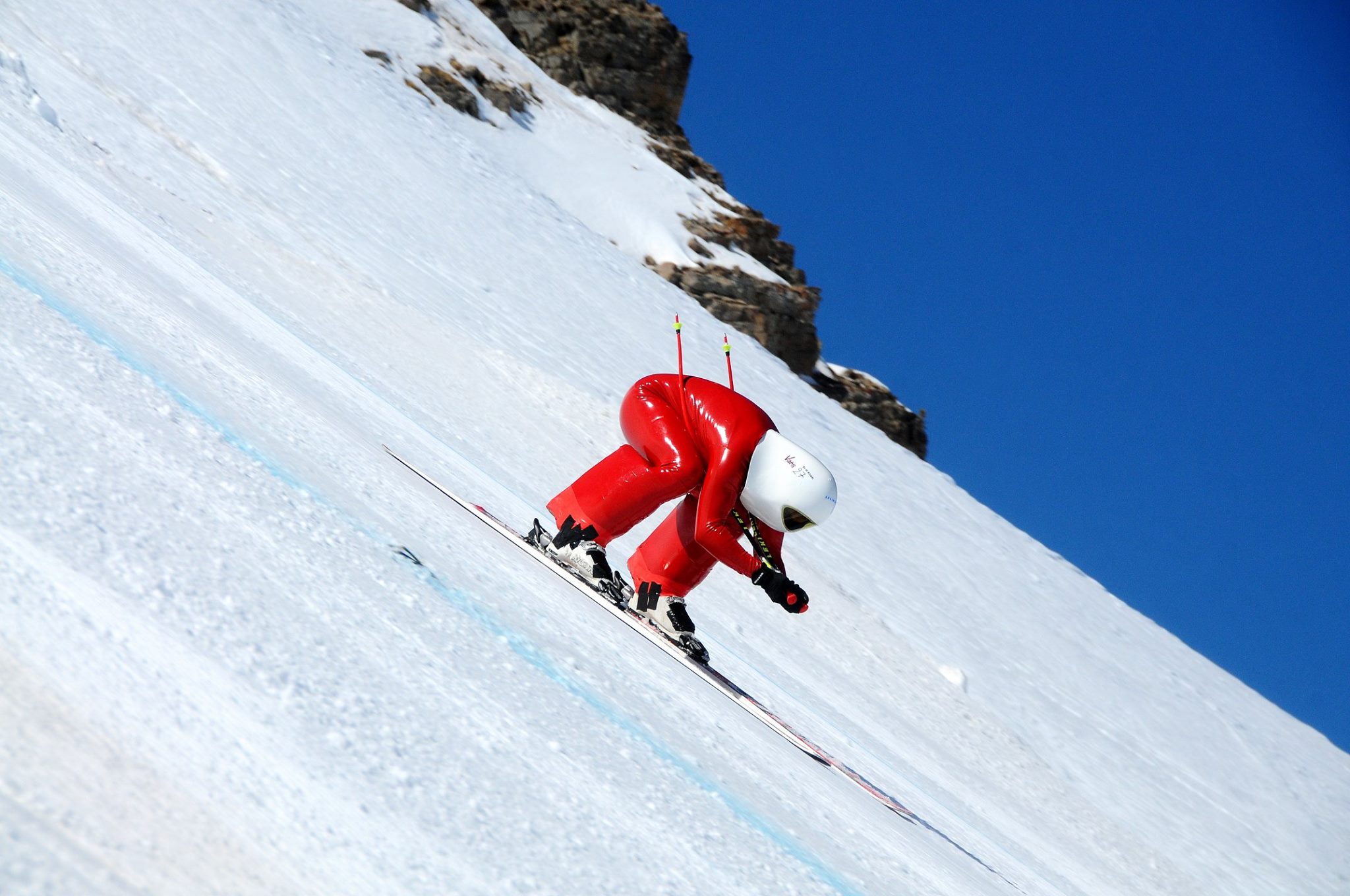 Juan Carlos Sánchez, segundo español en esquiar a 200 km/h