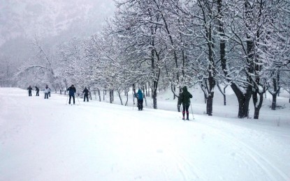 Llega la nieve a los espacios Nórdicos aragoneses ofreciendo ya más de 60 km