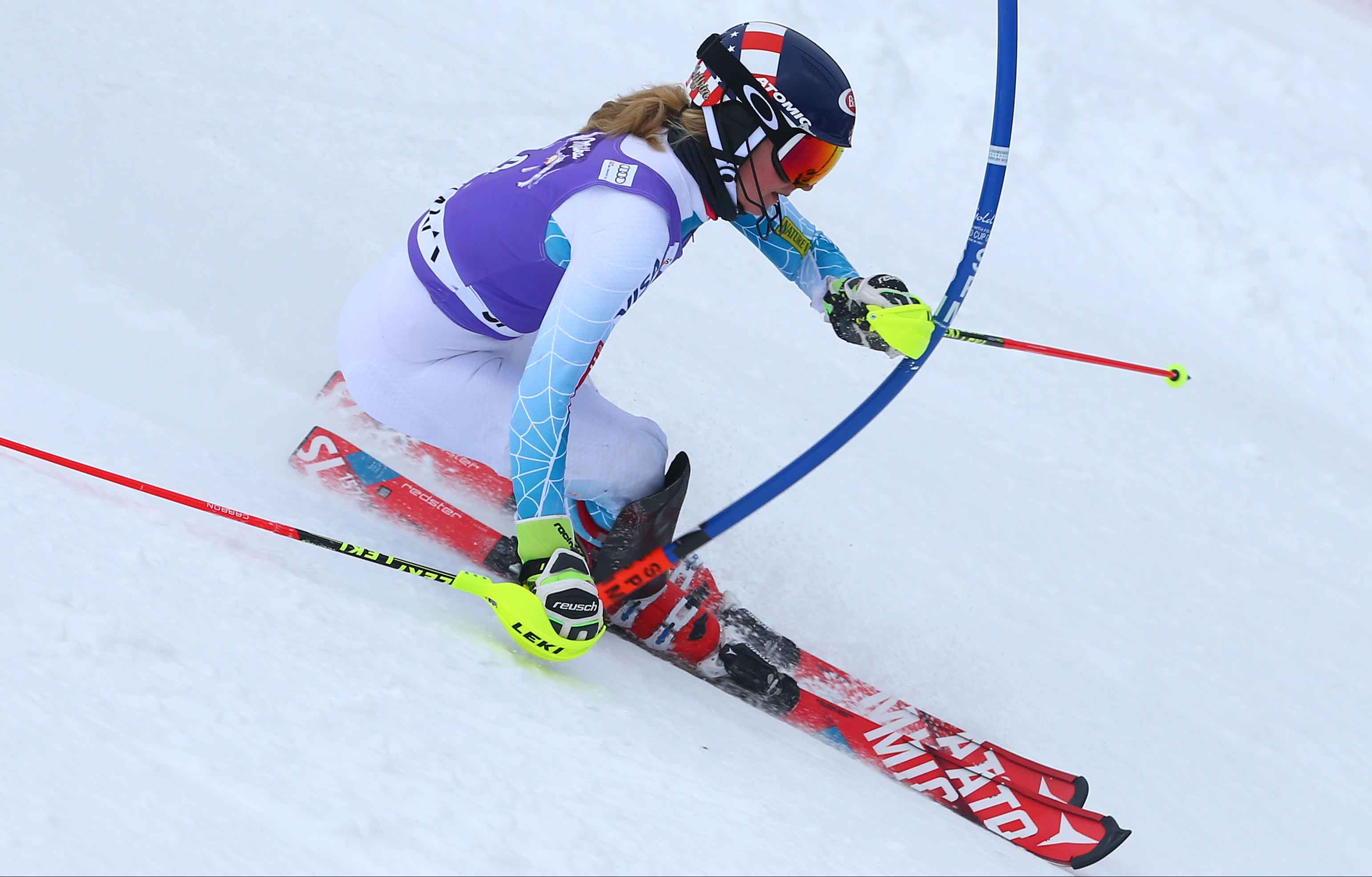 JASNA,SLOVAKIA,06.MAR.16 - ALPINE SKIING - FIS World Cup, slalom, ladies. Image shows Mikaela Shiffrin (USA). Photo: GEPA pictures/ Christopher Kelemen