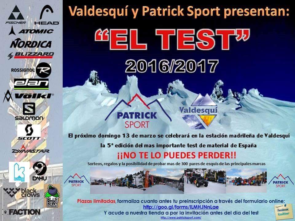 test, esquis, skis, patrick, sport, valdesqui, 2016, enpistas.com