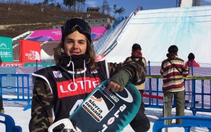 Josito Aragón, 17ª posición en el test olímpico de la Copa del Mundo Snowboard FIS de big air de Alpensia (Corea)