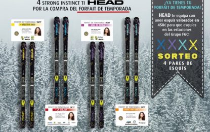 Las estaciones del Grupo FGC sortean cuatro pares de esquís de marca HEAD