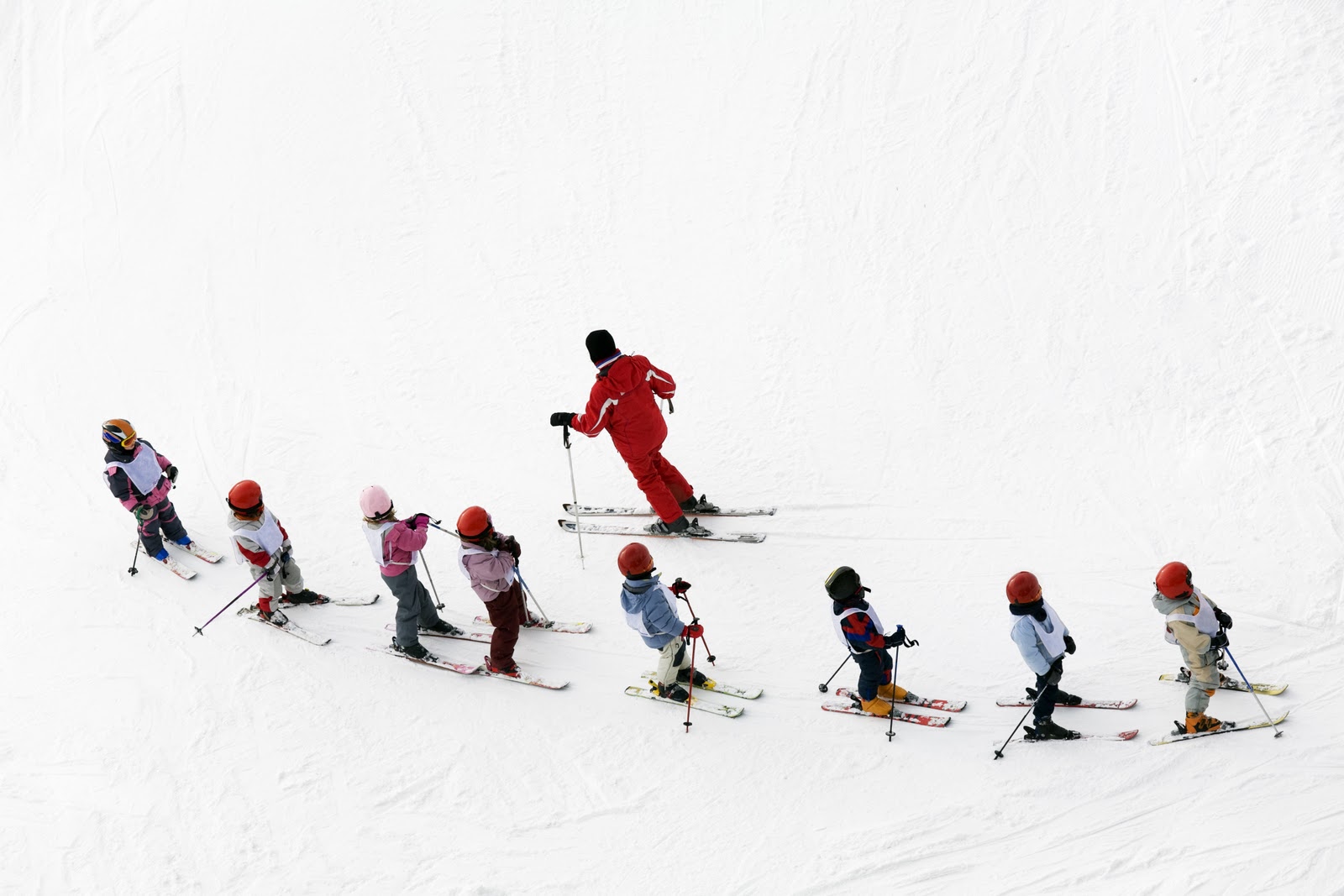 Los profesores de esquí antiguos quieren impartir sólo a niños pequeños