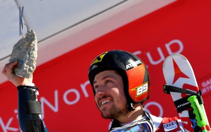 Golpe de autoridad de Marcel Hirscher en el gigante de Garmisch (ALE) para ser más líder de la clasificación del gs y de la general de La Copa del Mundo de Esquí Alpino