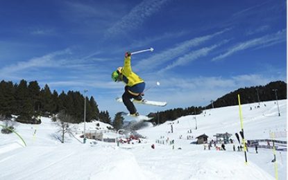 Snowpark en Masella está abierto con 5 saltos y 11 módulos