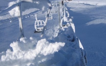 Valdesquí: nevadas fuertes