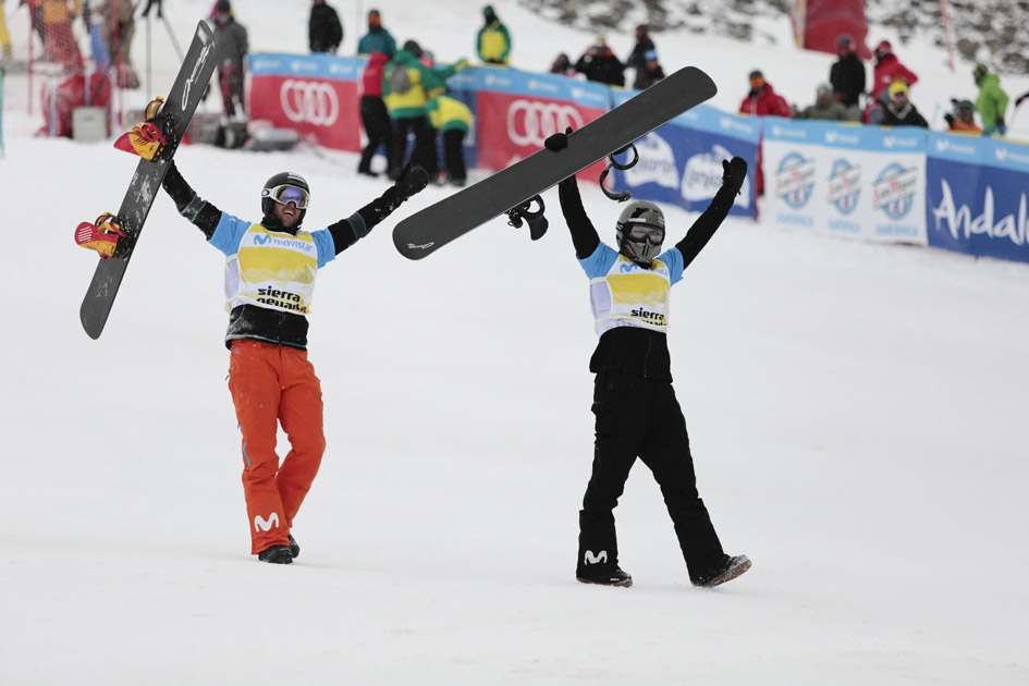 Regino Hernández y Lucas Eguibar hacen historia en SN2017 en Snowboardcross