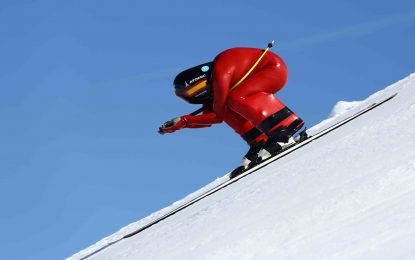 Vídeo Ricardo Adarraga esquiando a 237 km/h