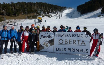 Masella es la primera estación de abrir en los Pirineos