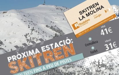 Skitre, el billete combinado de Renfe y FGC, renueva su oferta para esquiar en La Molina y Vall de Núria