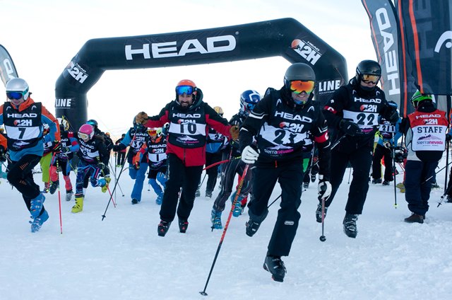 32 equipos completan las 12 horas de esquí ininterrumpido en Sierra Nevada