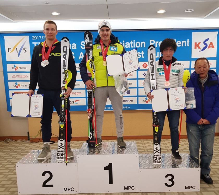 Quim Salarich y Juan del Campo, ganadores de los dos slaloms Far East Cup en Corea del Sur
