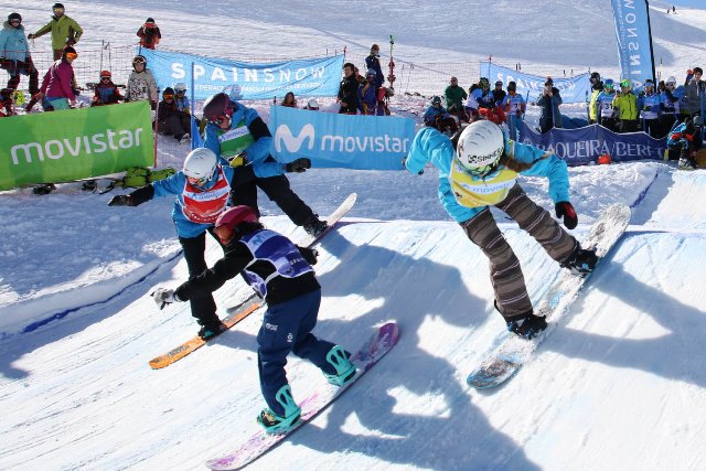 El futuro del snowboardcross y el skicross se dio cita en la primera prueba de la Copa de España Movistar SBX-SX de Baqueira Beret