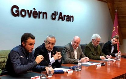 El ejecutivo del Comité Olímpico Español visita la Val d’Aran en claro apoyo a los deportes de invierno