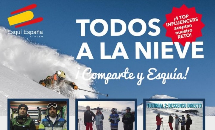 ATUDEM lanza el concurso ‘Todos a la Nieve’ para esquiar gratis en las estaciones de la Asociación