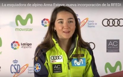 La esquiadora de alpino Anna Esteve, nueva incorporación de la RFEDI