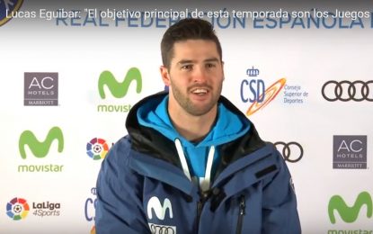 Lucas Eguibar: «El objetivo principal de esta temporada son los Juegos de PyeongChang’18»