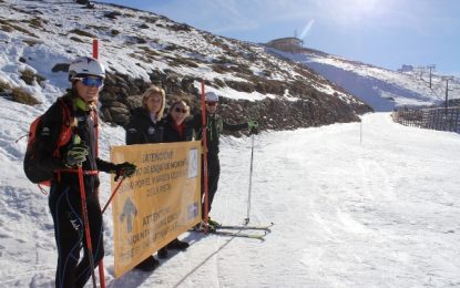 Sierra Nevada habilita en la pista El Águila el primer itinerario de esquí de montaña de la estación