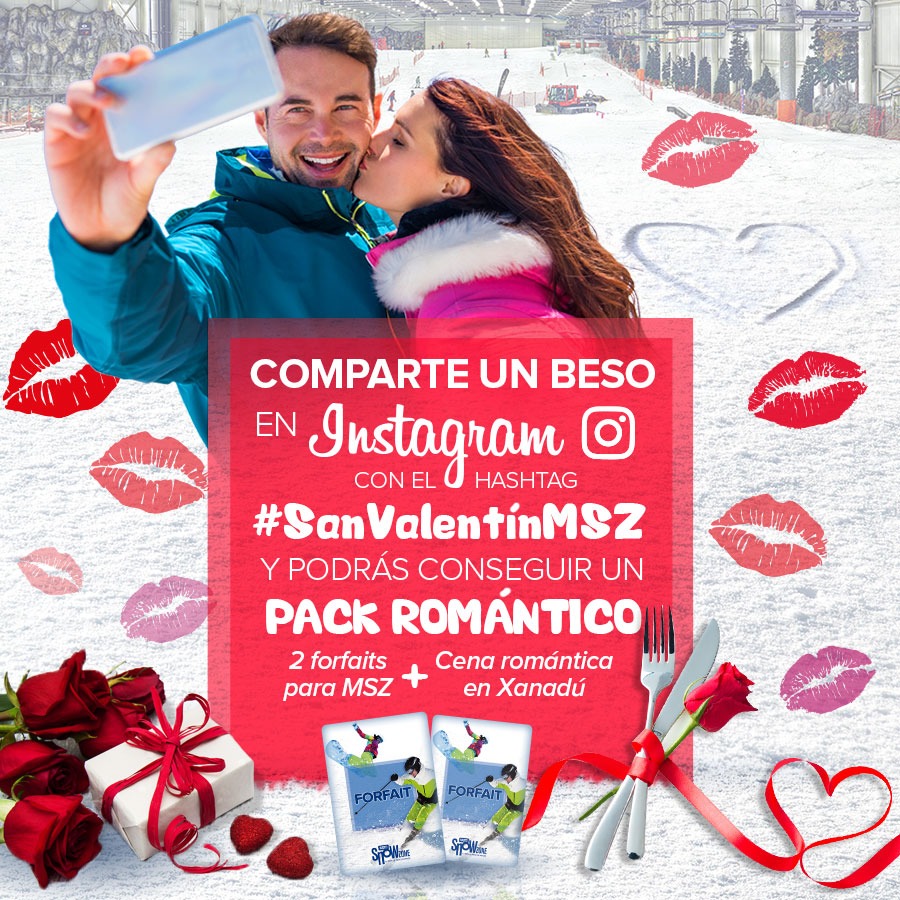 Madrid SnowZone celebra San Valentín con actividades a mitad de precio