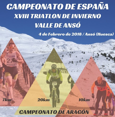 Linza vuelve a la competición este fin de semana con el XVIII triatlón de invierno Valle de Ansó