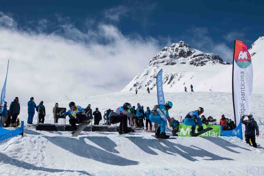 Éxito de los Campeonatos de España de snowboardcross y skicross Movistar en Formigal