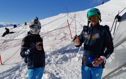 Los riders de snowboard cross, a por todas en la Copa del Mundo de Cervinia