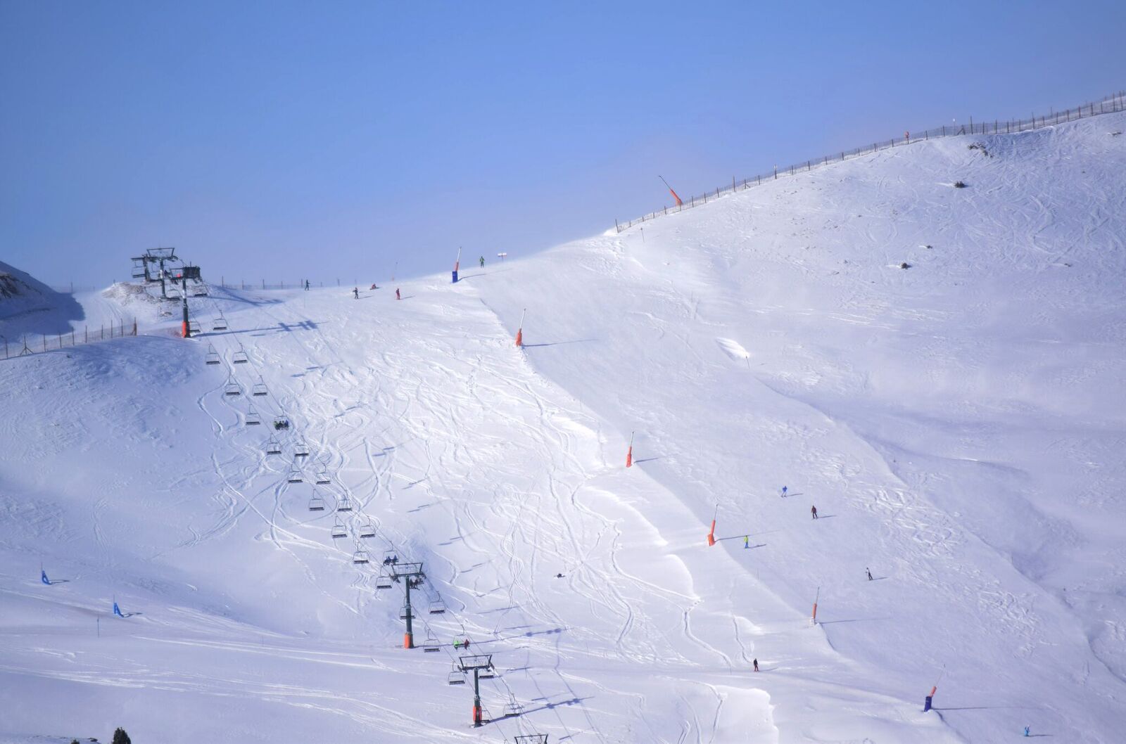 La nieve y el frío permiten a Grandvalira ampliar hasta 170 los km esquiables