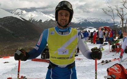 Alex Puente gana el circuito de gigante de la Copa Continental de Sudamérica de esquí alpino