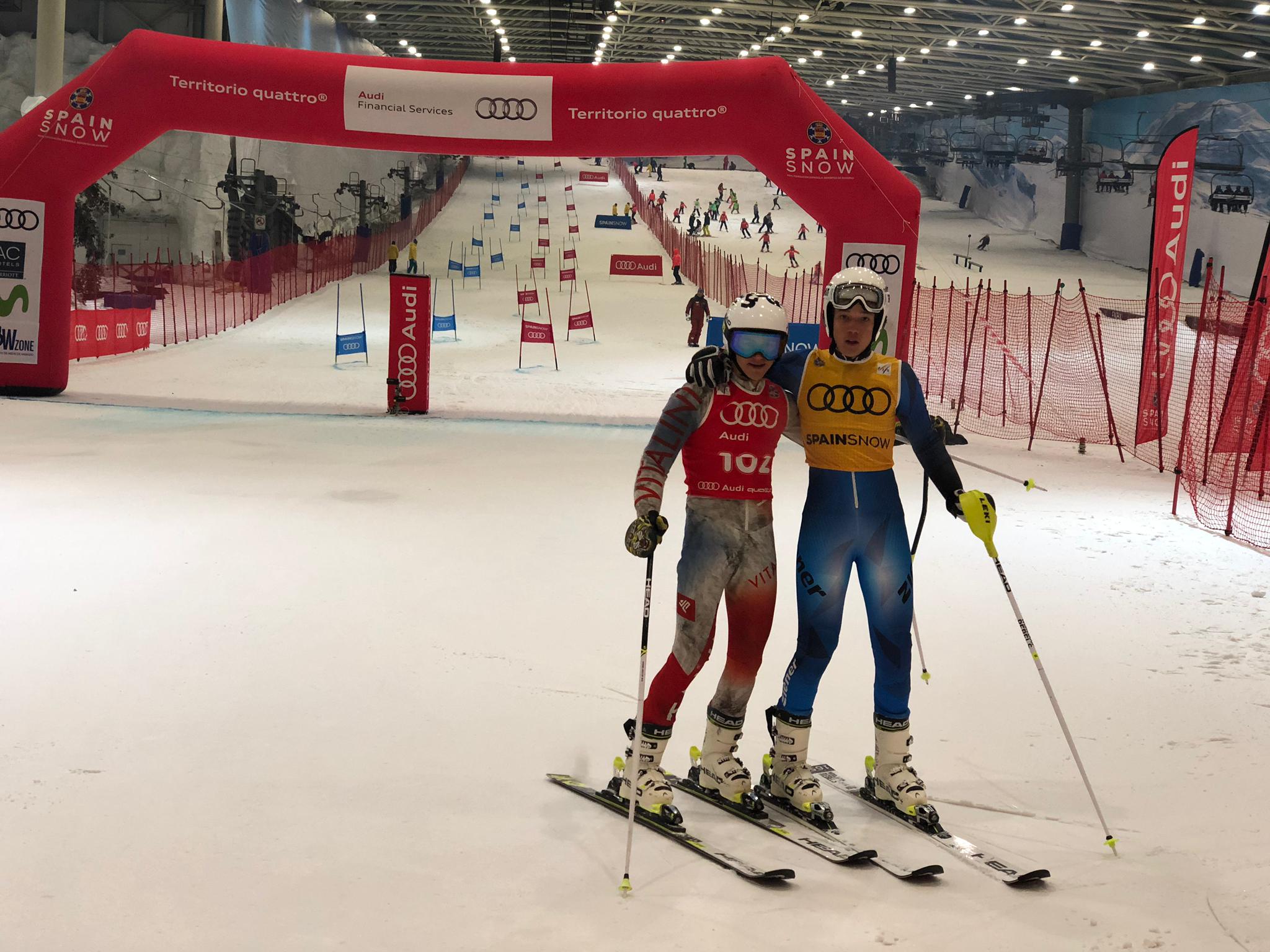 El V Trofeo Spainsnow inicia la emocionante Copa España Audi U16 de esquí alpino en Madrid Snowzone