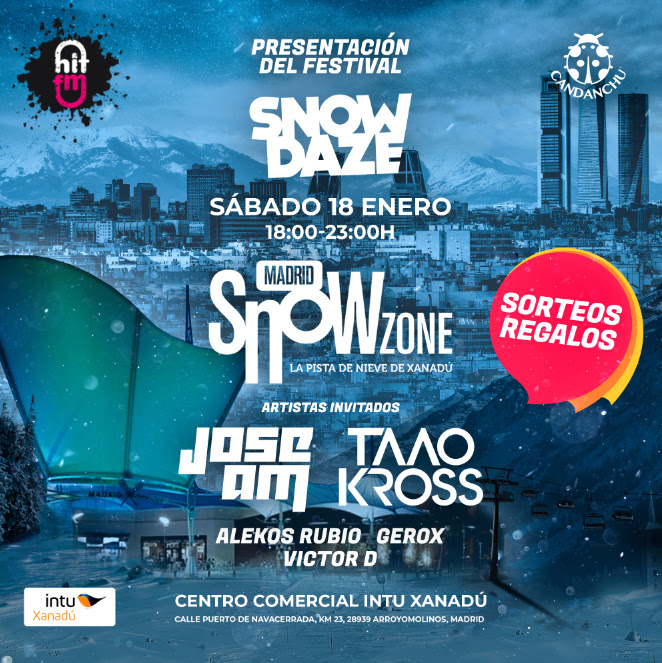 Madrid SnowZone acoge la presentación del festival Snowdaze con motivo del Día Mundial de la Nieve