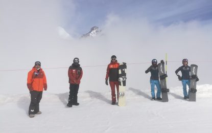 Casa España Spainsnow en Saas Fee (Suiza) permite a los deportistas RFEDI volver a los entrenamientos en nieve