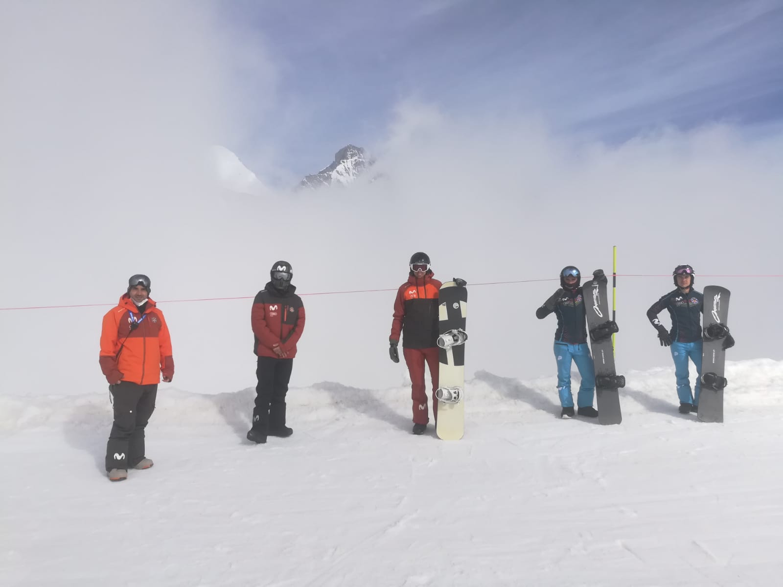 Casa España Spainsnow en Saas Fee (Suiza) permite a los deportistas RFEDI volver a los entrenamientos en nieve