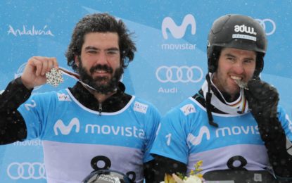 Regino Hernández y Lucas Eguibar afrontan con ganas los Campeonatos del Mundo de Snowboardcross en Idre Fjäll (SUE)