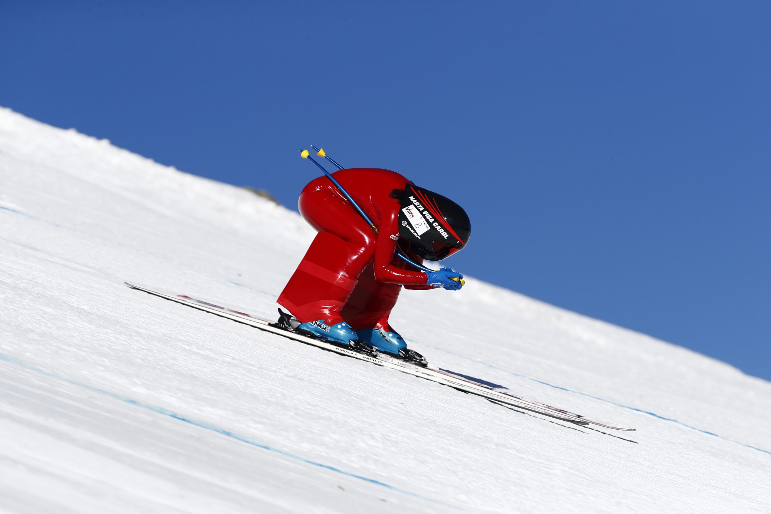 Marta Visa 6ª en el mundial de esquí de velocidad y  récord de España (184,53 km/h)