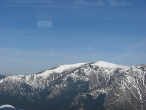 Sobrevolando Valdesquí y Navacerrada Invierno