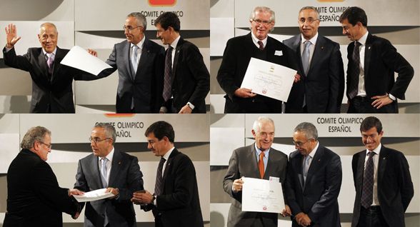 Homenaje del C.O.E. a Olímpicos de Innsbruck’64