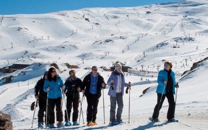 Periodistas rusos en Sierra Nevada