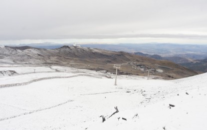 Nuevas y prematuras nevadas en Sierra Nevada