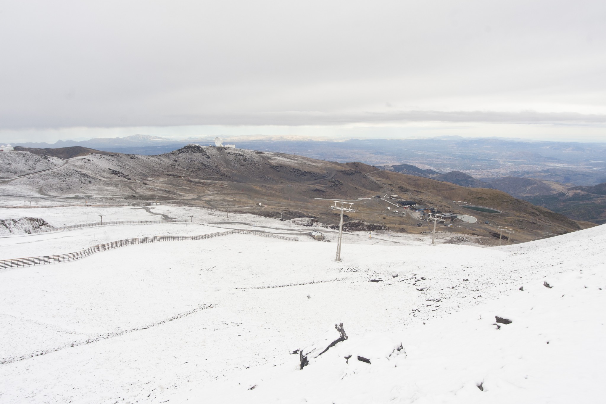 Nuevas y prematuras nevadas en Sierra Nevada
