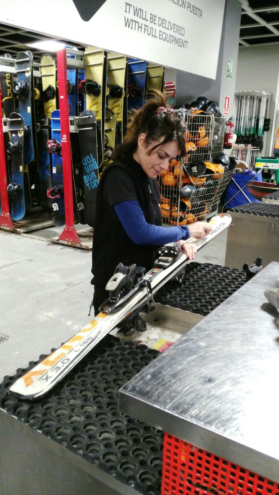 Sandra Estella del Barco. Alquiler de SnowZone