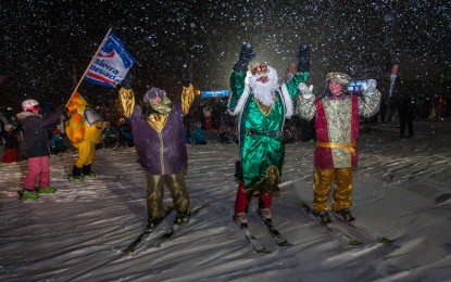 Los Reyes Magos llegan a Sierra Nevada en medio de una intensa nevada