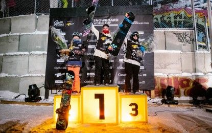 Queralt Castellet sube al podio en el Big Air de la Copa del Mundo de Quebec