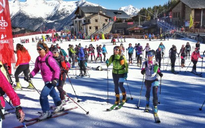Michele Lodge gana la II Dama Blanca Ski Race de esquí de montaña femenino en Vallnord-Pal