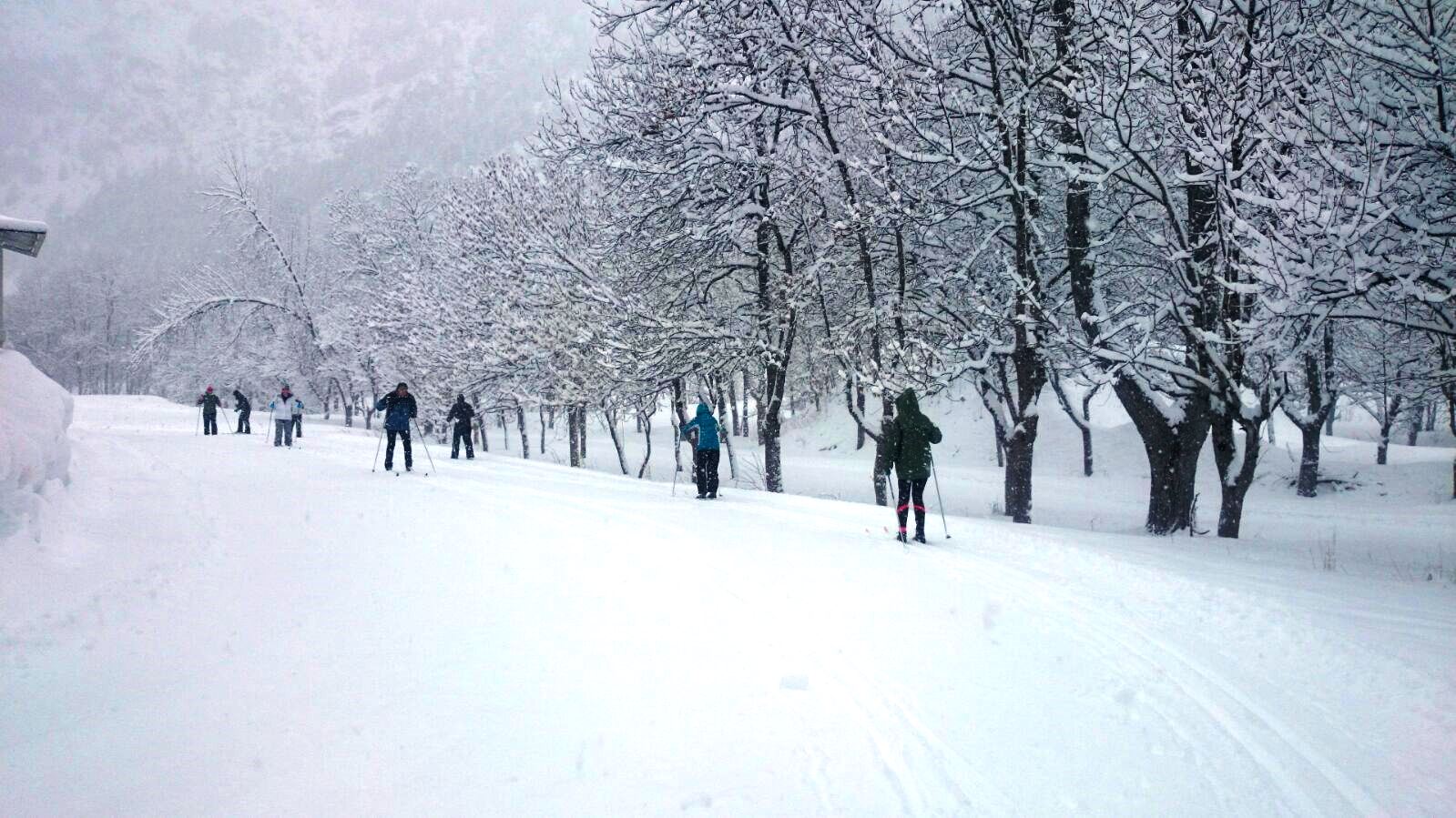 Llega la nieve a los espacios Nórdicos aragoneses ofreciendo ya más de 60 km