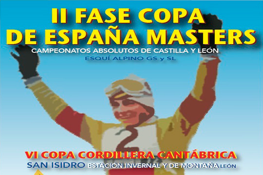 La Copa de España Master de Esquí Alpino se da cita este fin de semana en San Isidro