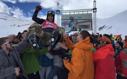 Doble bronce para Lucas Eguibar en la Copa del Mundo Snowboard Cross FIS de Baqueira Beret