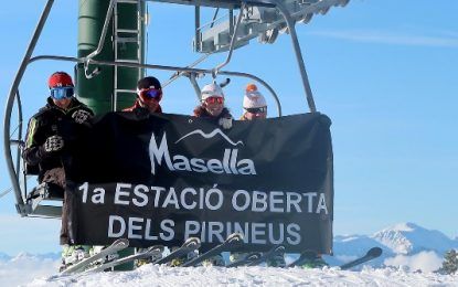 Hoy jueves 24 de noviembre, la estación de Masella ha inaugurado la temporada 2016-17